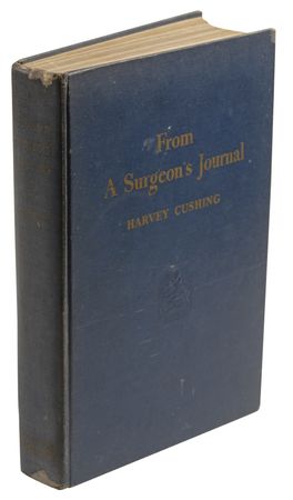 Lot #260 Harvey Cushing: A pioneer of brain surgery presents 'A Surgeon's Journal' - Image 2