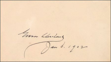 Lot #41 Grover Cleveland Signature - Image 2