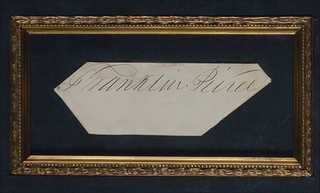 Lot #160 Franklin Pierce Signature - Image 2