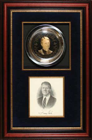 Lot #36 Jimmy Carter Engraving - Image 1