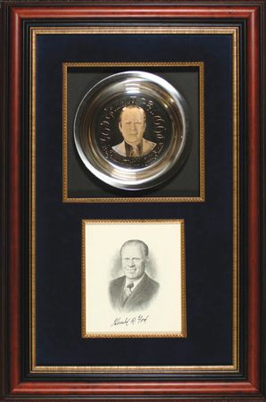 Lot #78 Gerald Ford Engraving - Image 1