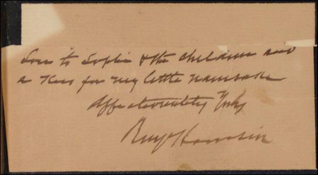 Lot #105 Benjamin Harrison Handwritten Letter Signed - Image 2