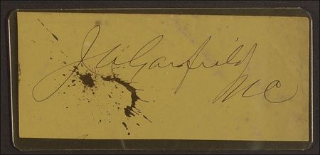 Lot #87 James A. Garfield Signature - Image 2