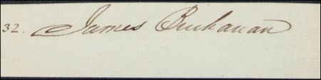 Lot #8 James Buchanan Signature - Image 2