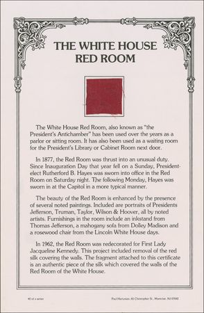 Lot #125 John and Jacqueline Kennedy: JFK's 1962 Christmas gift to their executive staffâ€”a limited edition copy of The White House: A Historic Guide - Image 4