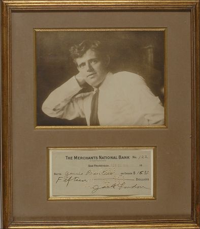 Lot #661 Jack London: Jack London offers funds to the former slave who raised him from infancy - Image 1