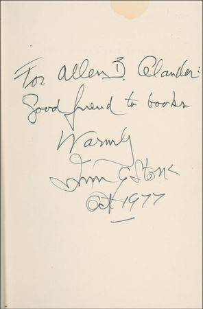 Lot #717 Irving Stone - Image 1