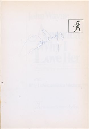 Lot #1126 John Wayne Book - Image 1