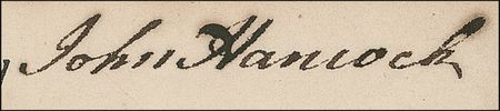 Lot #304 John Hancock Signed Document - Image 2