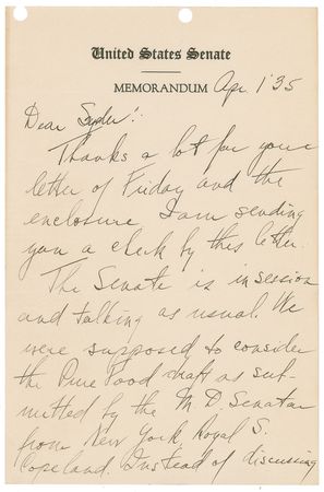 Lot #210 Harry S. Truman: 