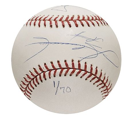 Lot #1333 Mark McGwire and Sammy Sosa Baseball - Image 1
