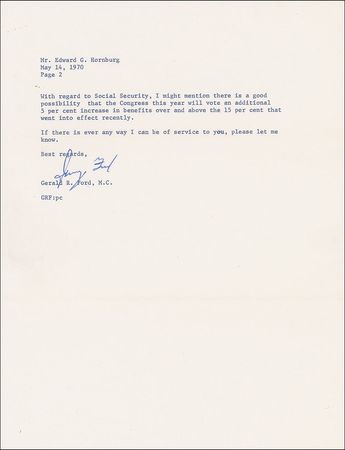 Lot #81 Gerald Ford: 
