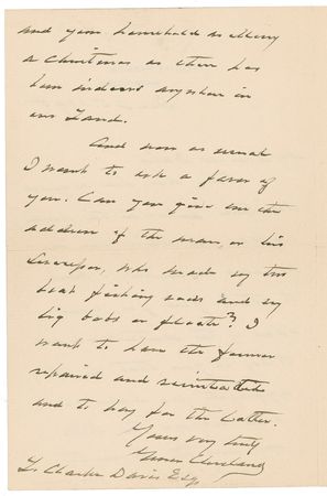 Lot #43 Grover Cleveland: 