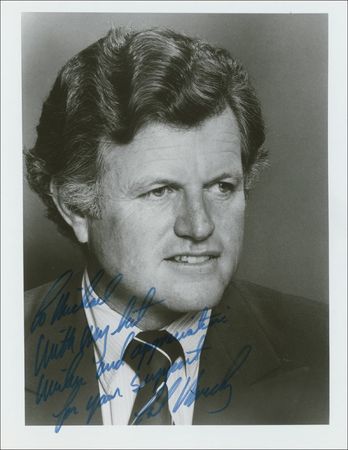 Lot #322 Ted Kennedy Signed Photographs - Image 1
