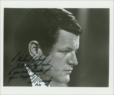 Lot #322 Ted Kennedy Signed Photographs - Image 2