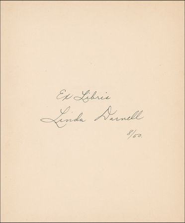 Lot #966 Linda Darnell - Image 1