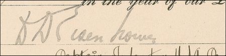 Lot #65 Dwight D. Eisenhower: At the dawn of his military career, Captain Eisenhower promotes a sergeant in the tank corps - Image 2