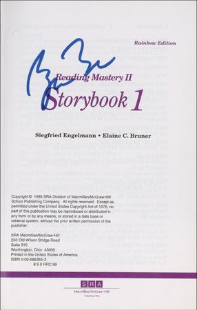 Lot #31 George W. Bush: George W. signs a school