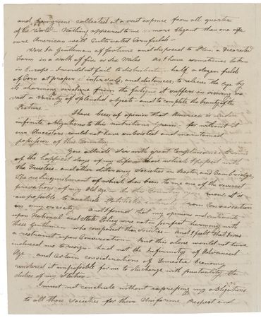 Lot #4 John Adams: In the twilight of his life, Adams waxes poetic on 