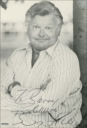 Lot #1107 Peter Sellers and Benny Hill Signed Photographs - Image 1