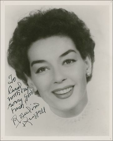 Lot #1105 Rosalind Russell Signed Photographs - Image 1