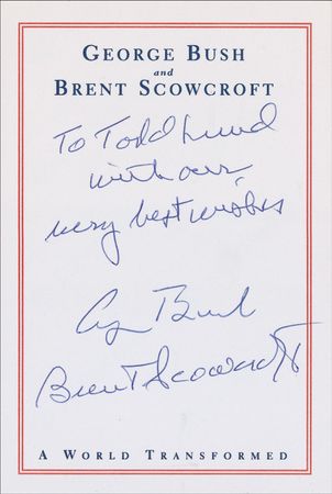Lot #27 George and George W. Bush Bookplates - Image 2