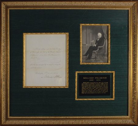 Lot #71 Millard Fillmore: Fillmore approves a presidential pardon - Image 1