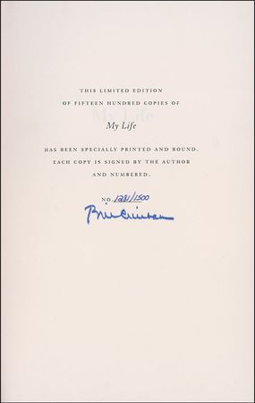 Lot #49 Bill Clinton Book - Image 1