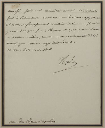 Lot #379 Napoleon: ?I must have 8 or 9000 muskets?to accelerate this movement? - Image 2