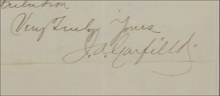 Lot #43 James A. Garfield: ?No greater crime could be committed against the American people??President-elect Garfield reacts to a famously forged letter that ?poisoned the American mind??and helped him win the 1880 election - Image 2