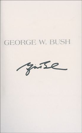 Lot #8 George W. Bush Book