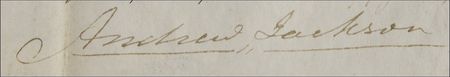 Lot #64 Andrew Jackson Signed Document - Image 2