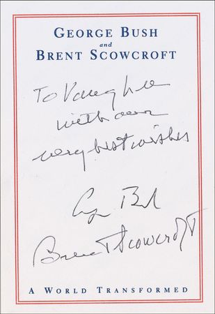 Lot #12 George W. and George Bush Bookplates