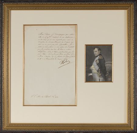 Lot #381 Napoleon: Napoleon prepares to play politics with Pope Pius VII and the Vatican - Image 1
