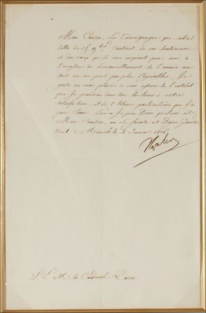 Lot #381 Napoleon: Napoleon prepares to play politics with Pope Pius VII and the Vatican - Image 2