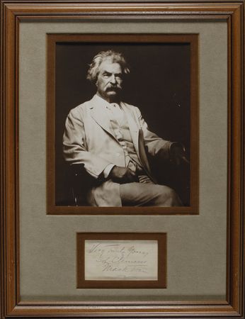 Lot #481 Samuel L. Clemens Signature - Image 1