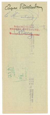Lot #1193 Star Trek: Gene Roddenberry Check - Image 2