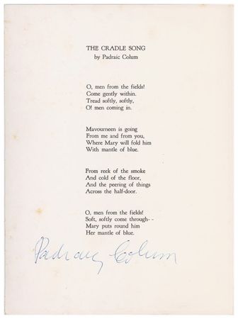 Lot #484 Padraic Colum - Image 3