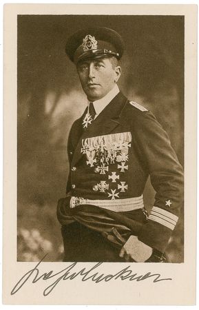 Lot #393 Felix von Luckner Signed Photographs - Image 2