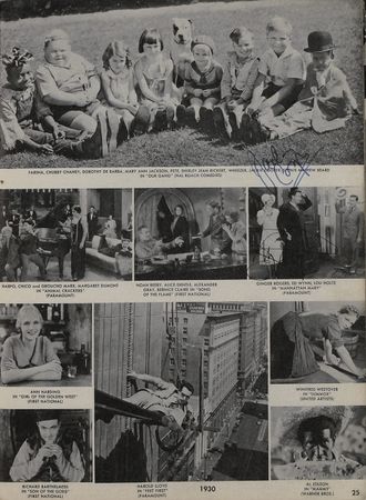Lot #1235 Vintage Hollywood Pictorial History: Tinseltown history signed by over 200 including Durante, Hudson, Carradine, and a host of others - Image 1