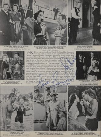 Lot #1235 Vintage Hollywood Pictorial History: Tinseltown history signed by over 200 including Durante, Hudson, Carradine, and a host of others - Image 10