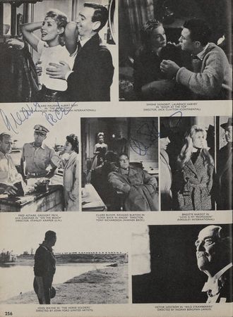 Lot #1235 Vintage Hollywood Pictorial History: Tinseltown history signed by over 200 including Durante, Hudson, Carradine, and a host of others - Image 11