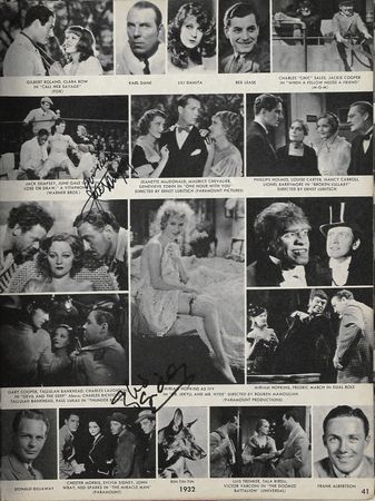 Lot #1235 Vintage Hollywood Pictorial History: Tinseltown history signed by over 200 including Durante, Hudson, Carradine, and a host of others - Image 3