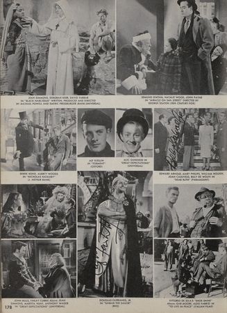Lot #1235 Vintage Hollywood Pictorial History: Tinseltown history signed by over 200 including Durante, Hudson, Carradine, and a host of others - Image 7