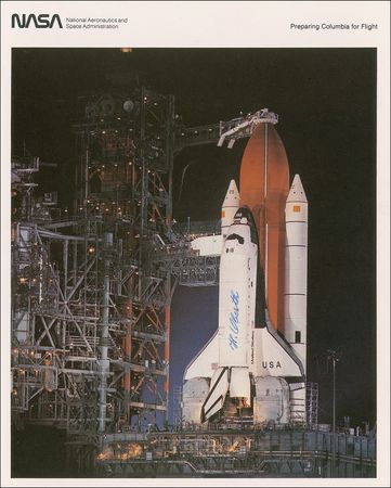 Lot #444 Hermann Oberth: ?I think the space program in the USA will continue? - Image 1