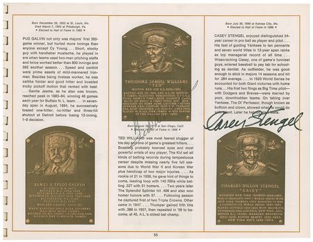 Lot #1291 Baseball Hall of Famers: Amazing Hall of Fame roster featuring 34 Cooperstown inductees - Image 5