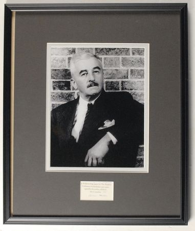 Lot #493 William Faulkner Signature - Image 2