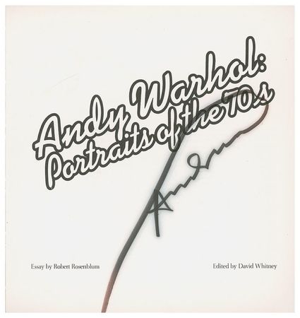 Lot #570 Andy Warhol and Friends: Warhol signs along with fellow artists Wyeth, Lichtenstein, and Hockney - Image 2