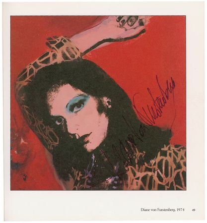 Lot #570 Andy Warhol and Friends: Warhol signs along with fellow artists Wyeth, Lichtenstein, and Hockney - Image 3