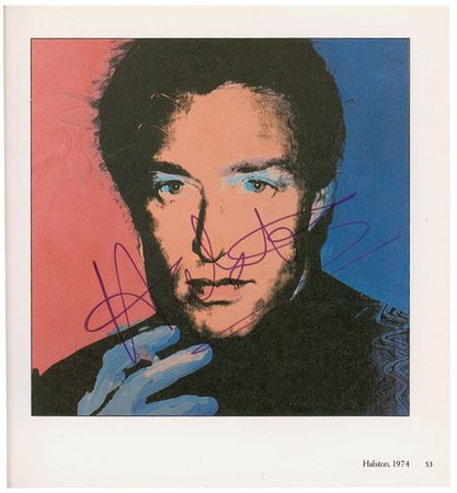 Lot #570 Andy Warhol and Friends: Warhol signs along with fellow artists Wyeth, Lichtenstein, and Hockney - Image 4
